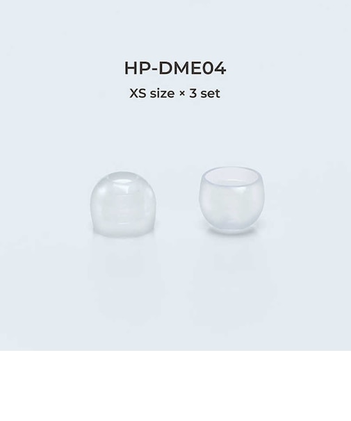ラディウス　イヤーピース deep mount earpiece 単品(XS) クリア HPDME04CL
