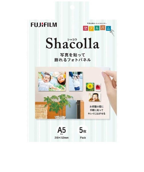富士フイルム　シャコラ(shacolla)壁タイプ 5枚パック A5サイズ WDKABEALA5S5P