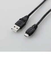 エレコム　USB2.0ケーブル/A-microBタイプ/ノーマル/1.5m/ブラック U2CAMB15XBK