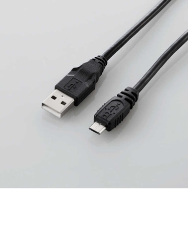 エレコム　USB2.0ケーブル/A-microBタイプ/ノーマル/1.5m/ブラック U2CAMB15XBK