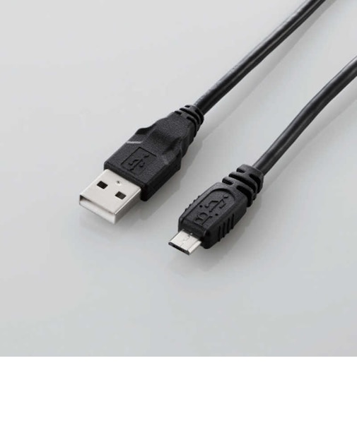 エレコム　USB2.0ケーブル/A-microBタイプ/ノーマル/1.5m/ブラック U2CAMB15XBK