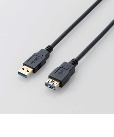 エレコム　USB3.0ケーブル/A-A延長タイプ/スタンダード/2m/ブラック USB3E20XBK