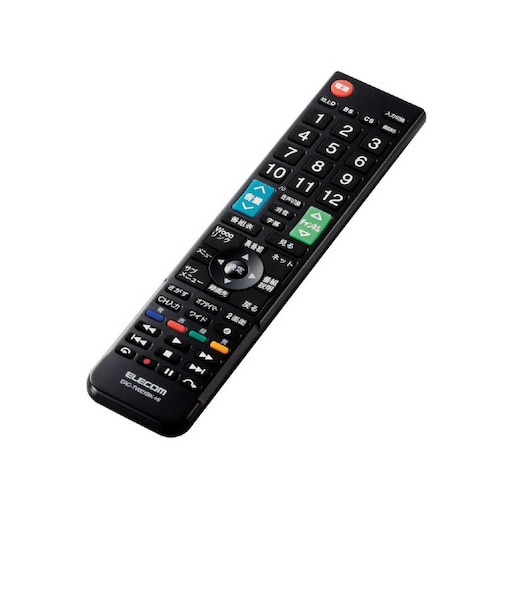 エレコム　かんたんTVリモコン第2弾 日立･Wooo用 ブラック ERCTV02XBKHI