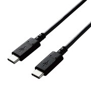 エレコム　1.0m[USB-C ⇔ USB-C]2.0ケーブル 充電･転送 USB PD対応 60W U2CCC10NBK2