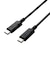 エレコム　1.0m[USB-C ⇔ USB-C]2.0ケーブル 充電･転送 USB PD対応 60W U2CCC10NBK2