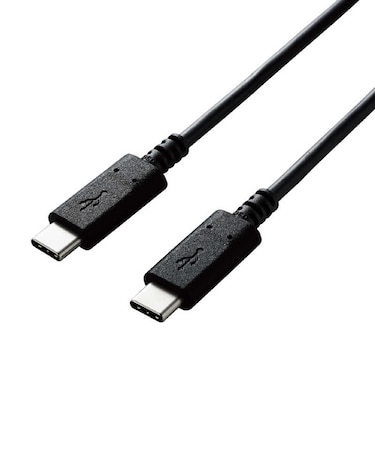 エレコム　2.0m[USB-C ⇔ USB-C]2.0ケーブル 充電･転送 USB PD対応 60W U2CCC20NBK2