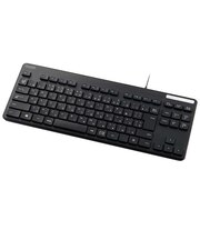 エレコム　キーボード 抗菌 (Windows11対応) ［有線 /USB］ ブラック TKFCM107KBK