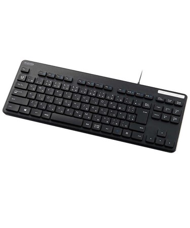 エレコム　キーボード 抗菌 (Windows11対応) ［有線 /USB］ ブラック TKFCM107KBK