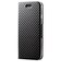 エレコム　iPhone SE 第3世代/第2世代/8/7専用 レザーケース/UltraSlim/薄型/磁石付き/カーボン調(ブラック) PMA22SPLFUCB