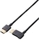 エレコム　ハイスピードHDMIケーブル 右向きL型 やわらかタイプ ［1m /HDMI⇔HDMI /スタンダードタイプ /イーサネット対応］ ブラック CACHD14EYR10BK