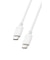 エレコム　タイプC ケーブル USB Type-C to Type-C 0.5m PD 100W 急速充電 ホワイト MPAXCC5P05WH