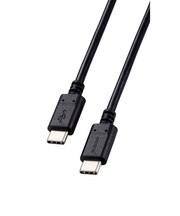 エレコム　タイプC ケーブル USB Type-C to Type-C 1m PD 100W 急速充電  ブラック MPAXCC5P10BK