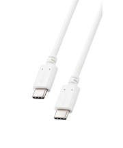 エレコム　タイプC ケーブル USB Type-C to Type-C 2m PD 100W 急速充電 ホワイト MPAXCC5P20WH