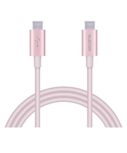 エレコム　タイプC ケーブル USB Type-C to Type-C 1m PD 60W 急速充電 断線しにくい スリム耐久ケーブル ピンク MPAXCCPS10PNPN