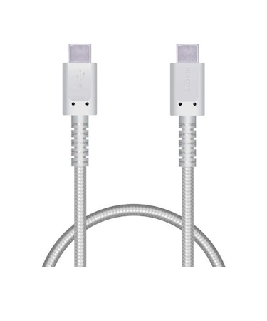 エレコム　タイプC ケーブル USB Type-C to Type-C 0.3m PD 60W 急速充電 断線に強い 高耐久 ホワイト MPAXCCS03PNWH