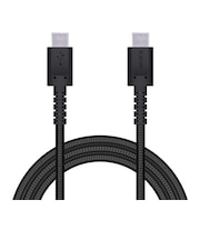 エレコム　タイプC ケーブル USB Type-C to Type-C 1.2m PD 60W 急速充電 断線に強い 高耐久 ブラック MPAXCCS12PNBK