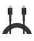 エレコム　タイプC ケーブル USB Type-C to Type-C 1.2m PD 60W 急速充電 断線に強い 高耐久 ブラック MPAXCCS12PNBK