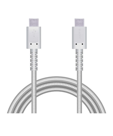 エレコム　タイプC ケーブル USB Type-C to Type-C 1.2m PD 60W 急速充電 断線に強い 高耐久 ホワイト MPAXCCS12PNWH