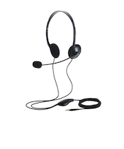 エレコム　ヘッドセット [φ3.5mm4極ミニプラグ /両耳 /ヘッドバンドタイプ] ブラック HSHP14STBK