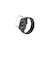エレコム　アップルウォッチ ガラス フィルム ( Apple Watch Series 10 46mm 対応 ) 全面保護 表面硬度10H 高透明 指紋防止 飛散防止 気泡防止 ブラック AW24AFLGGR