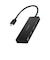 エレコム　USB Type-C ハブ USB2.0 USB-A ×4 バスパワー コンパクト 薄型 ケーブル長15cm ブラック U2HCH040XBK
