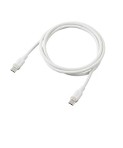 エレコム　USB Type-C ケーブル USB-C to USB-C 1m PD 100W 急速充電 シリコン素材 やわらかく絡みにくい ホワイト MPACC5PSSA10WH