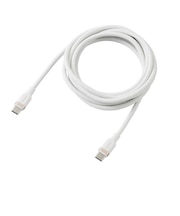 エレコム　USB Type-C ケーブル USB-C to USB-C 2m PD 100W 急速充電 シリコン素材 やわらかく絡みにくい ホワイト MPACC5PSSA20WH