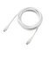 エレコム　USB Type-C ケーブル USB-C to USB-C 2m PD 100W 急速充電 シリコン素材 やわらかく絡みにくい ホワイト MPACC5PSSA20WH