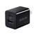 エレコム　充電器 USB Type-C 20W PD対応 2ポート USB-C USB-A コンセント iPhone iPad Android 各種対応 PSE適合 折りたたみ式プラグ ブラック MPAAC12020XBK