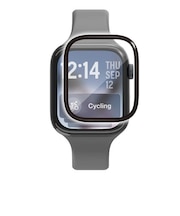 エレコム　アップルウォッチ ガラス フィルム ( Apple Watch Series 11 / 10 ［ 46mm ］ 対応 ) 全面保護 表面硬度10H 高透明 指紋防止 飛散防止 気泡防止 ブラック AW25AFLGGR