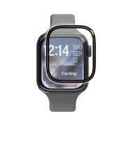 エレコム　アップルウォッチ ガラス フィルム ( Apple Watch Series 11 / 10 ［ 42mm ］ 対応 ) 全面保護 表面硬度10H 高透明 指紋防止 飛散防止 気泡防止 ブラック AW25BFLGGR