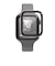 エレコム　アップルウォッチ ガラス フィルム ( Apple Watch SE 第3 / 2世代 / Series 6 / 5 ［ 44mm ］ 対応 ) 高透明 フレーム付 指紋防止 気泡防止 ブラック AW25DFLGFRBK
