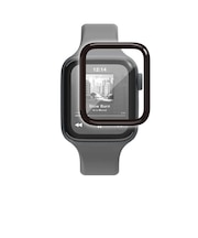 エレコム　アップルウォッチ ガラス フィルム ( Apple Watch SE 第3 / 2世代 / Series 6 / 5 ［ 40mm ］ 対応 ) 高透明 フレーム付 指紋防止 気泡防止 ブラック AW25EFLGFRBK