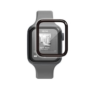 エレコム　アップルウォッチ ガラス フィルム ( Apple Watch SE 第3 / 2世代 / Series 6 / 5 ［ 40mm ］ 対応 ) 高透明 指紋防止 貼り付けツール付 ブラック AW25EFLGGR