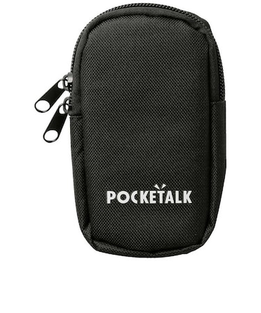 ソースネクスト　POCKETALK ポケトーク 専用ポーチ ブラック PTPBK