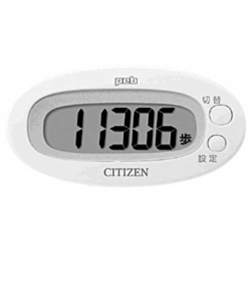 シチズンシステムズ　歩数計｢peb｣ ホワイト TW310WH