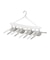 CBジャパン　THE HANGERS ワンタッチ8連ハンガー WH×GY 0 HANGERSﾜﾝﾀｯﾁ8ﾚﾝ