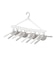 CBジャパン　THE HANGERS ワンタッチ8連ハンガー WH×GY 0 HANGERSﾜﾝﾀｯﾁ8ﾚﾝ