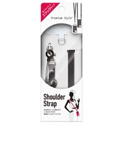 PGA ストラップホルダー付 ショルダーストラップ 2フックタイプ ブラック Premium Style ブラック PGSDSTW01BK