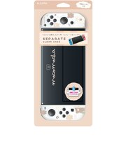 アローン Switch有機EL用セパレート型クリアケース#Unipo Q-LiA モコモカ ALGNSUQMSC