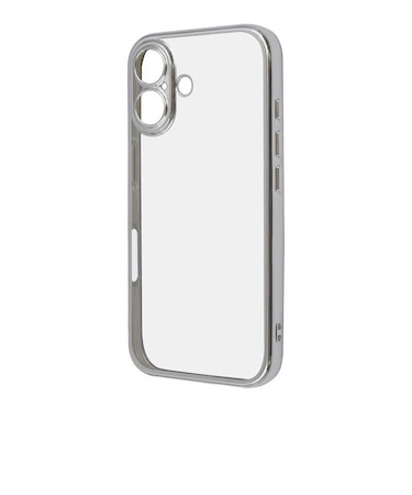 レイアウト　iPhone 16(6.1インチ) Like standard 精密設計 カメラ保護 衝撃吸収 バンパー メタリック TPUソフトケース/ シルバー RTP46PFC2SVM
