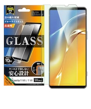 レイアウト Xperia 1 VII Like standard ガラスフィルム ブルーライトカット 光沢 平面保護 硬度10H BLカット RTRXP1M7FSMG