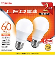 東芝　LED電球 [E26/電球色] LDA7LGK60V1P