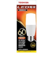 東芝　LED電球(T形)60W形相当 電球色 口金E26 LDT7LGS60V1