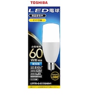 東芝　LED電球(T形)60W形相当 昼光色 口金E17 LDT7DGE17S60V1