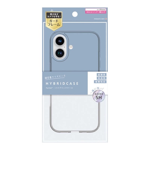 トリニティ　ajouter アジュテ iPhone 16(6.1インチ)ハイブリッドケース-クリア AJIP24M2TTCL