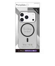 トリニティ　iPhone 17 Proケース ［Silky Armor］ MagSafe対応 シルキータッチケース マットクリア ブラック TRIP25M3SACLBK