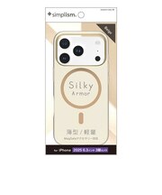 トリニティ　iPhone 17 Proケース ［Silky Armor］ MagSafe対応 シルキータッチケース マットクリア ベージュ TRIP25M3SACLBE