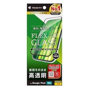 トリニティ　Google Pixel 10a ［FLEX 3D］ 高透明 複合フレームガラス ブラック TRPX2610AG3CSCCBK