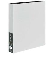ナカバヤシ　黒台紙超透明ポケットアルバムKG判120枚(ホワイト) CTDPKG120W
